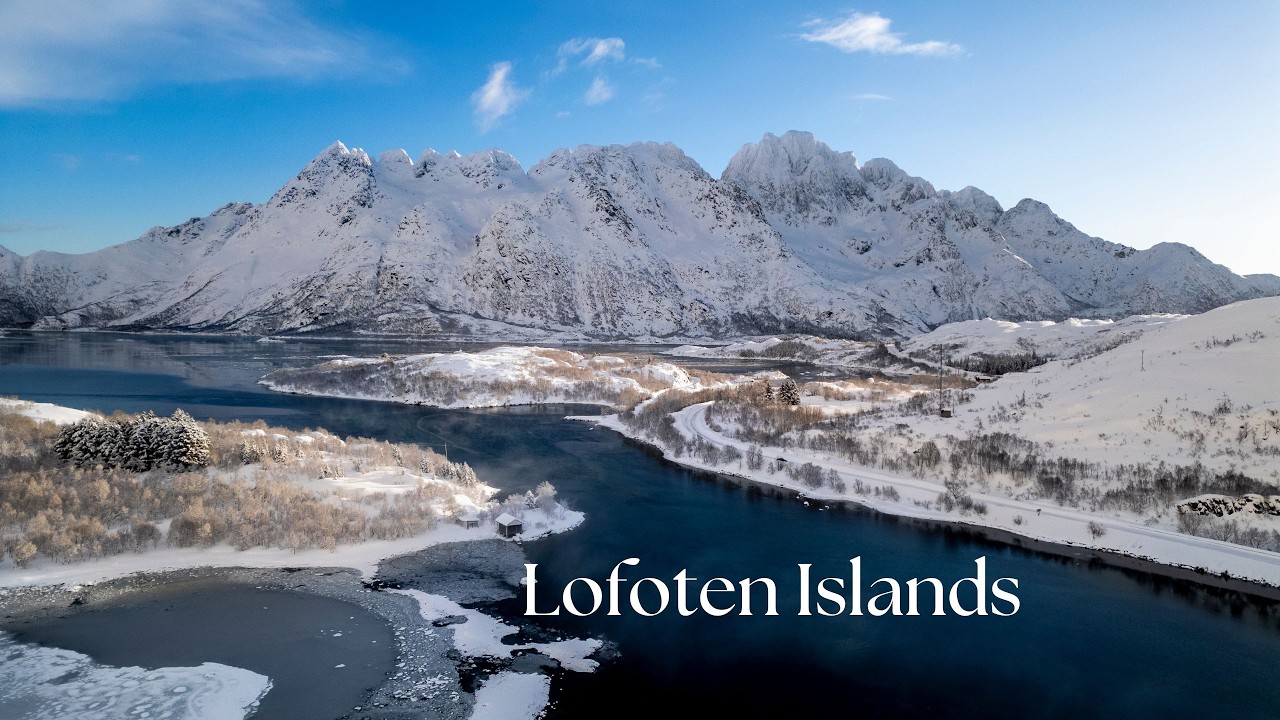Lofoten by drone — video still
