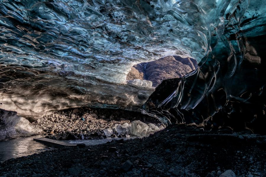 Iceland, Ice Cave, Winter