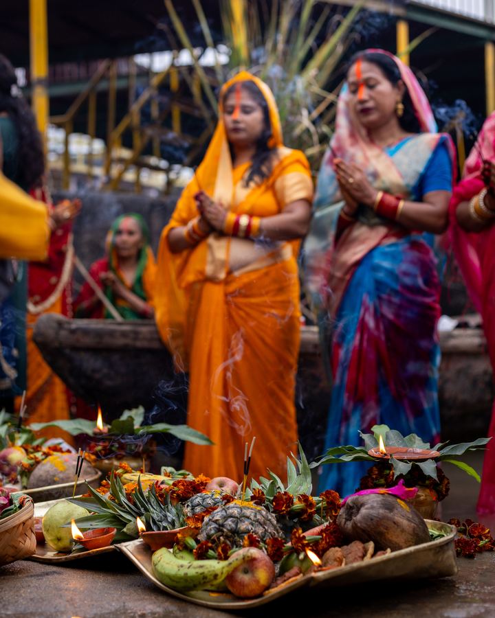 India, Varanasi, Chhath