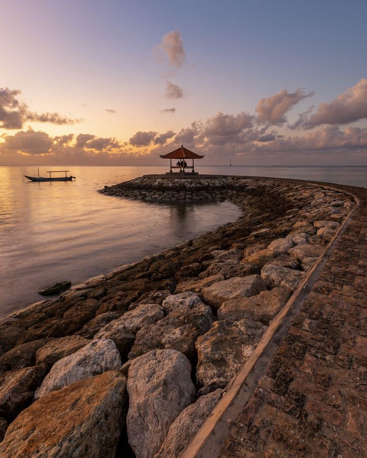 Indonesia, Bali, Sanur, Sunrise