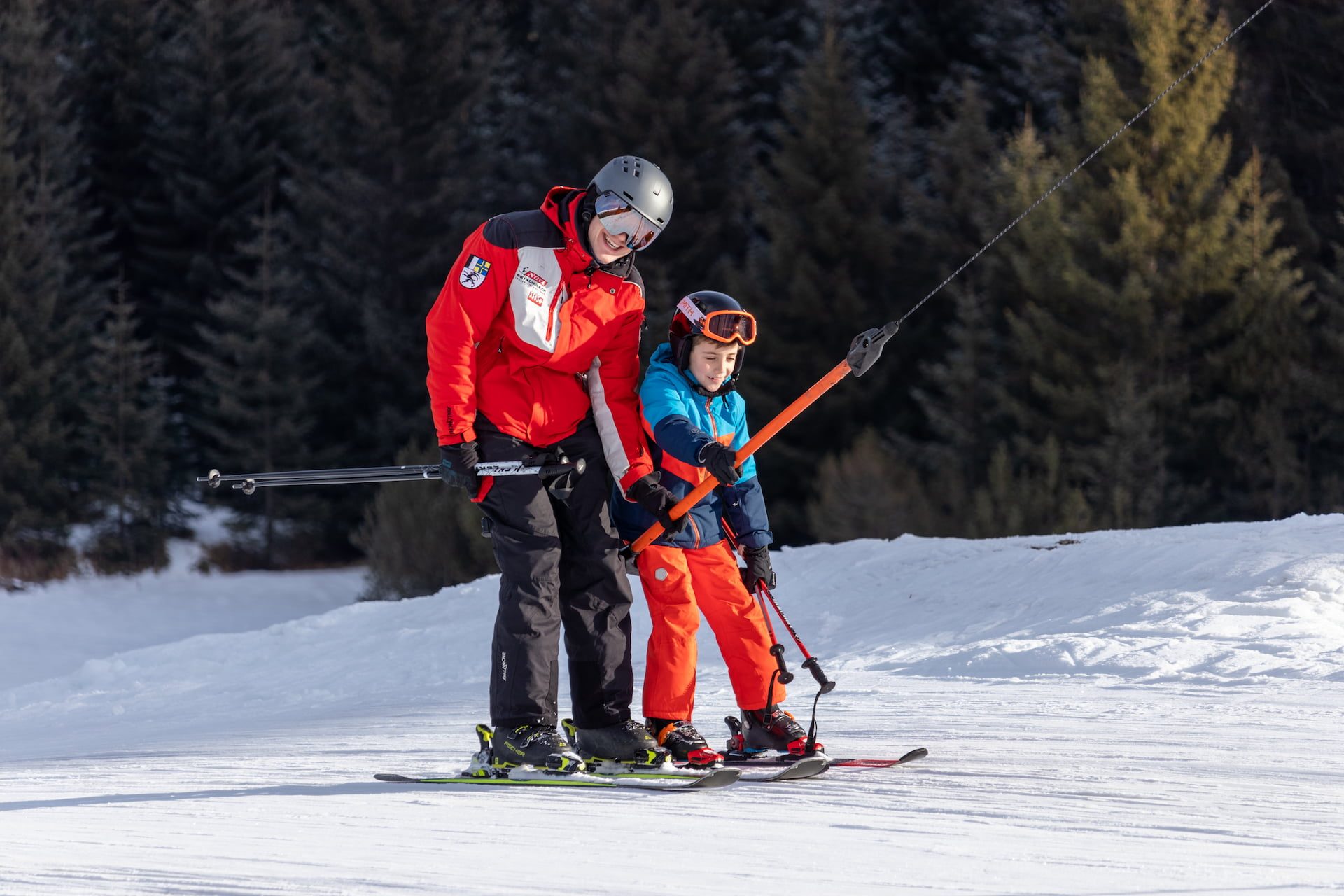 Ski lesson in Lenzerheide — lifestyle photography by Franca Gielen