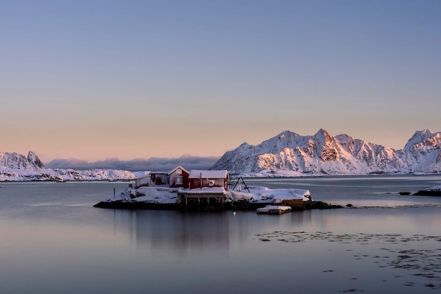 Lofoten, Norway, Winter, Solvaer