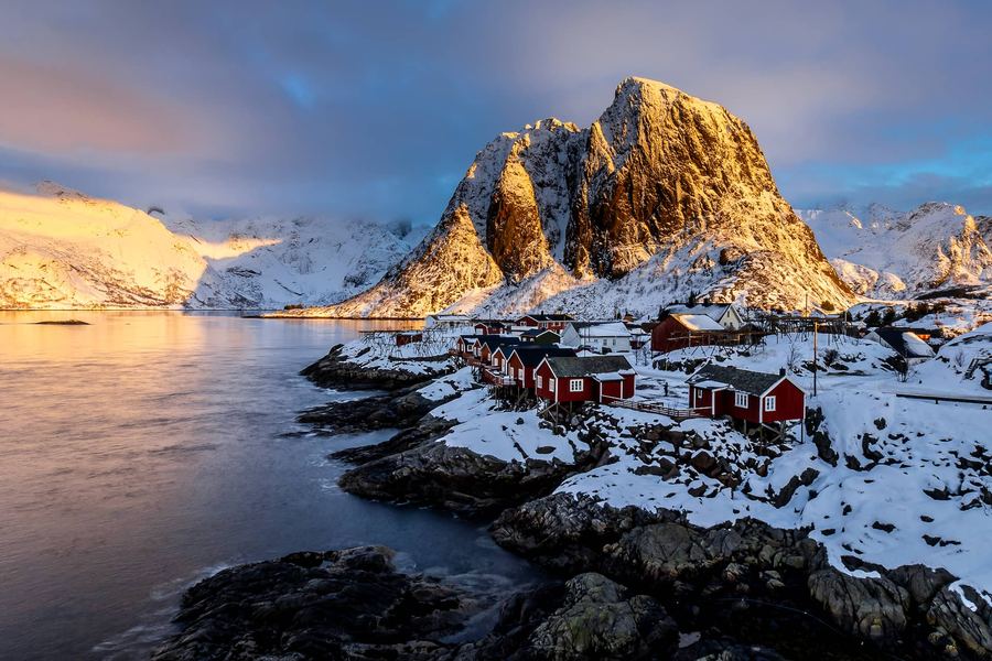Lofoten, Norway, Winter, Hamnoy