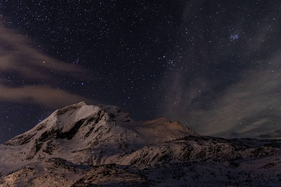 Lofoten, Norway, Winter, Stars