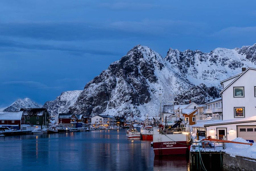 Lofoten, Norway, Winter, Henningsvær