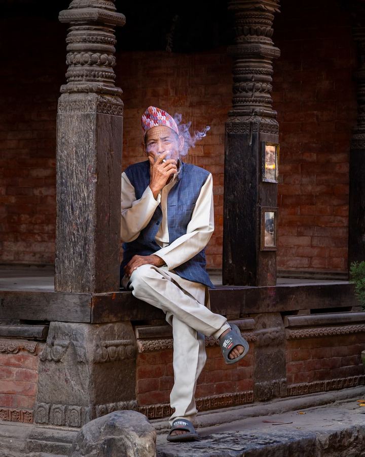 Nepal, Bhaktapur, Portrait