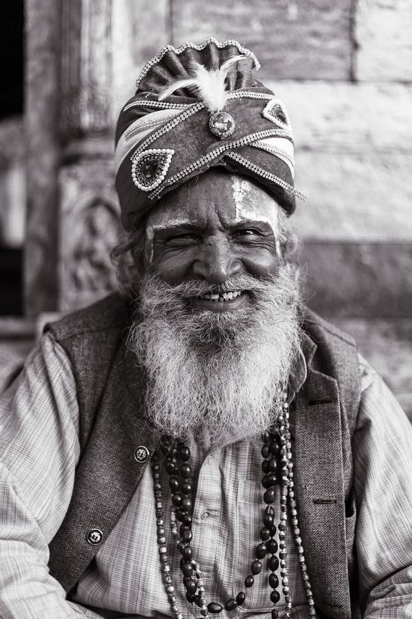 Nepal, Kathmandu, Pashupatinath, Portrait