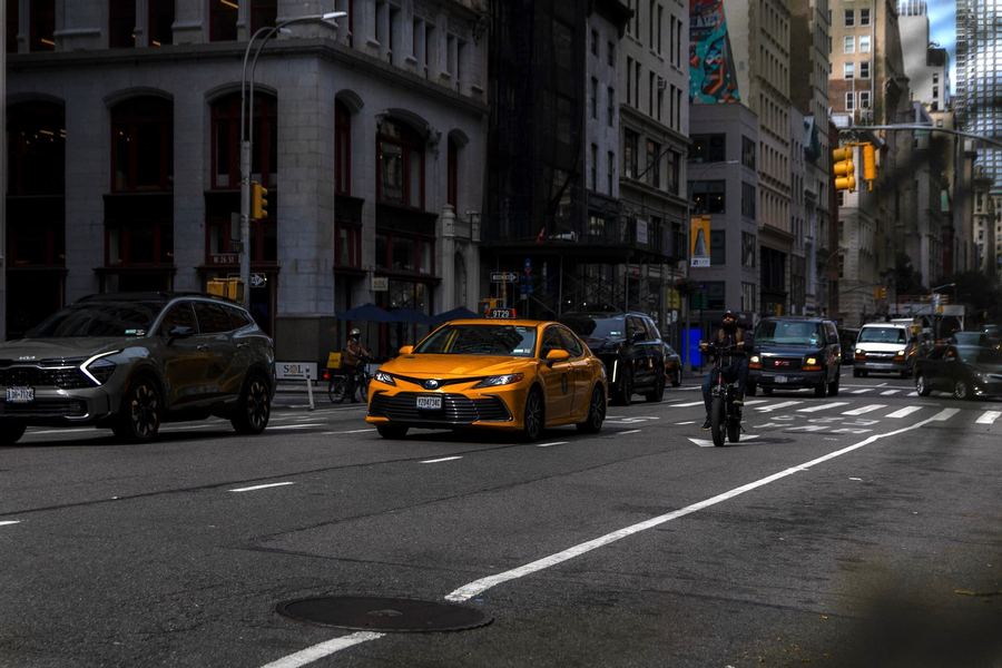 New York City, NYC, Yellow cabs, Street