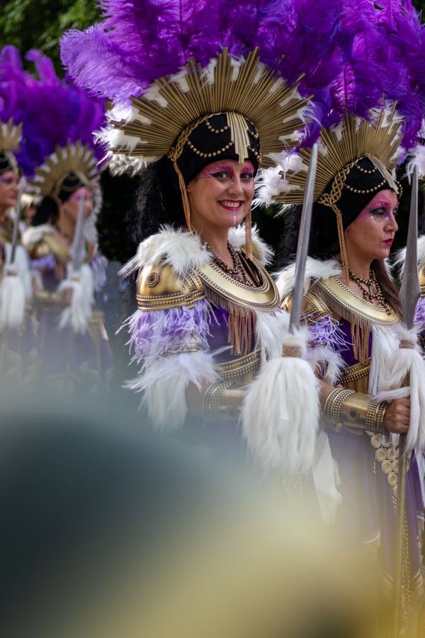 Spain, Andalusia, Mojácar Pueblo, Moros y Cristianos, Portrait