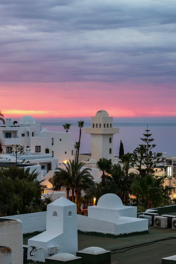 Spain, Andalusia, Mojácar Playa, Sunrise