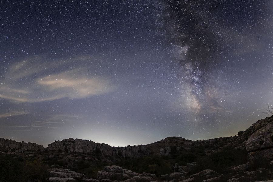 Torcal de Antequera, Milky Way, Spain, Andalusia