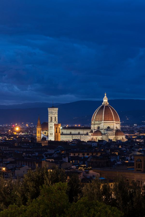 Italy, Tuscany, Florence, Duomo, Blue Hour