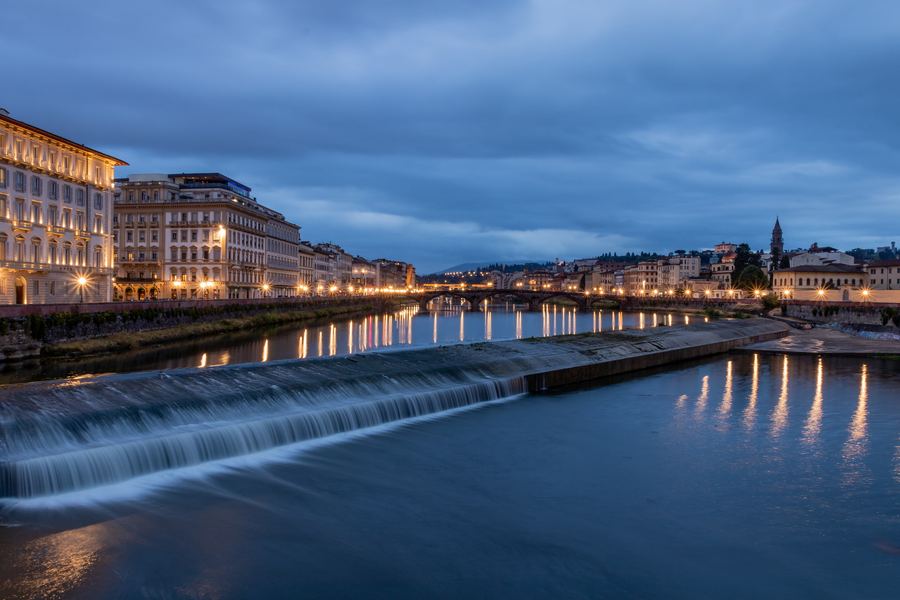 Italy, Tuscany, Florence, Blue Hour